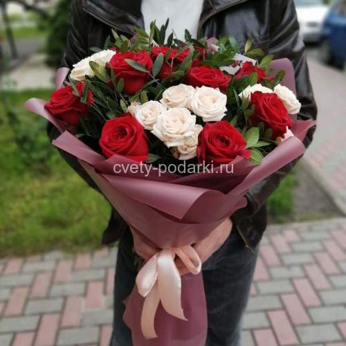 Букет цветов «Утренняя прохлада»