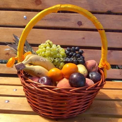 Корзина с фруктами «День рождения»